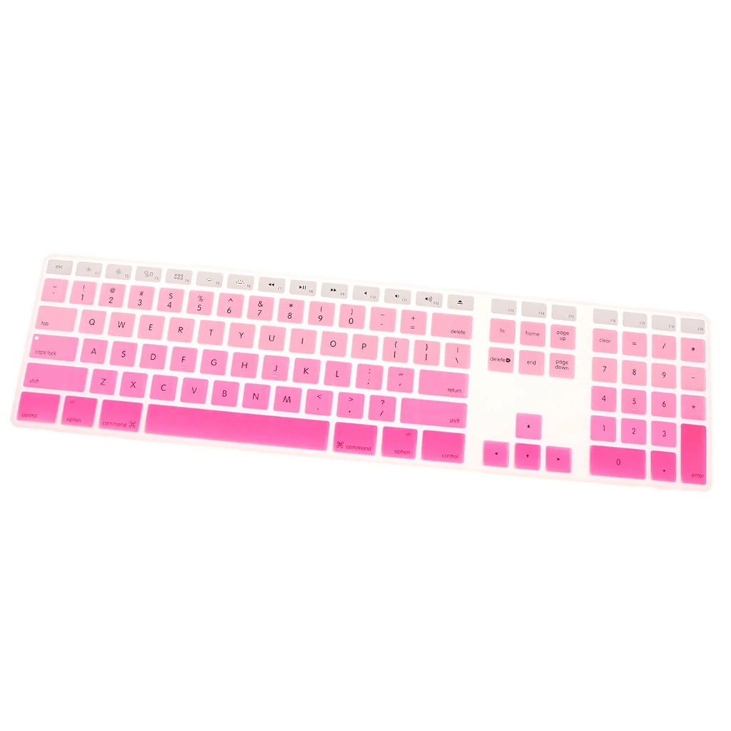 Gradient pink Ультратонкий чехол для клавиатуры Apple IMac G6 MB110LL/B MB110LL/A A1243 с защитой от царапин и пятен, удобный мягкий на ощупь - Цвет: Gradient pink