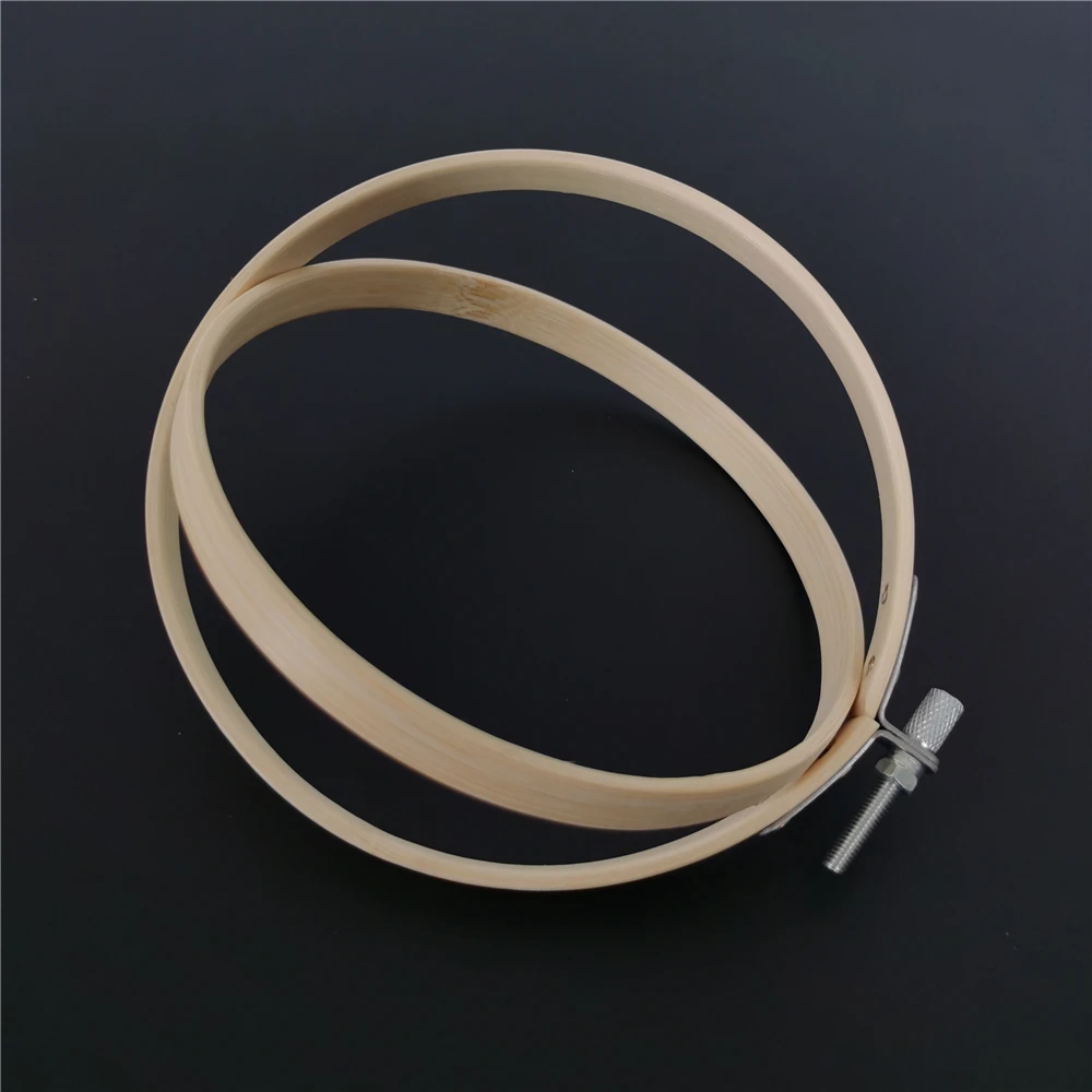 1 шт 10-40 см деревянная рамка обод кольцо пяльцы инструмент Бамбука круг для