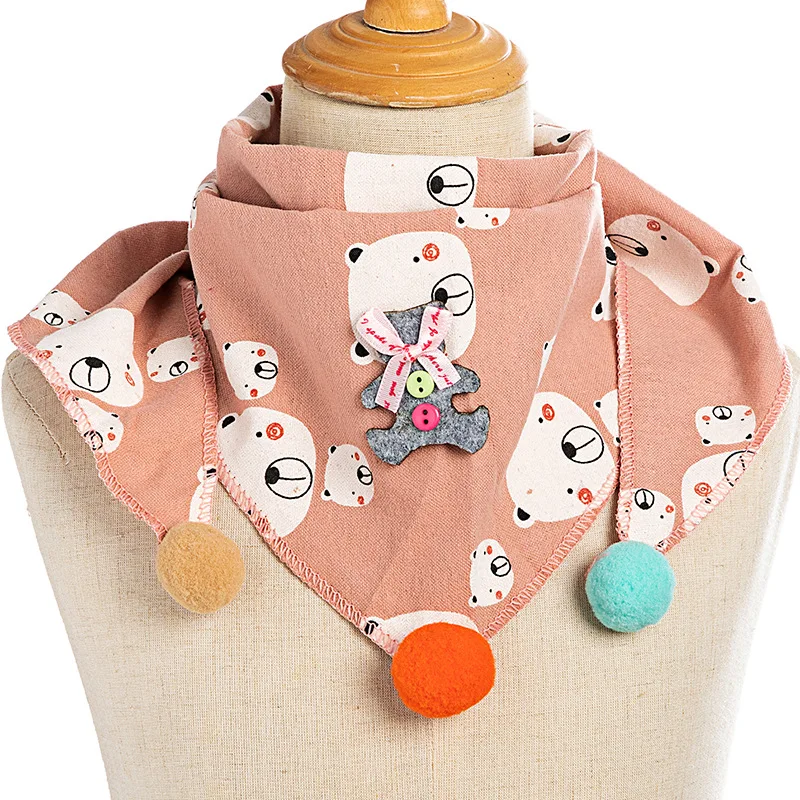 Детские шарфы осенне зимний детский хлопковый льняной шарф для мальчиков и