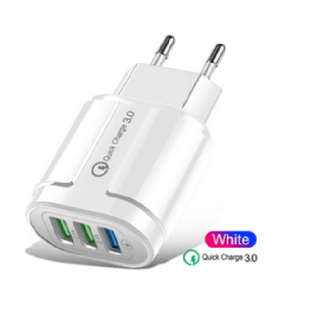 С 3 портами (стандарт мобильный телефон QC3.0 зарядный адаптер Быстрый быстрого