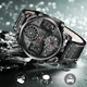 Men Watch 2022 LIGE New Electronic Luxury Sport Wristwatch Waterproof Quartz LED Watches Mens Fashion Leather Watch for Men+Box Other Image