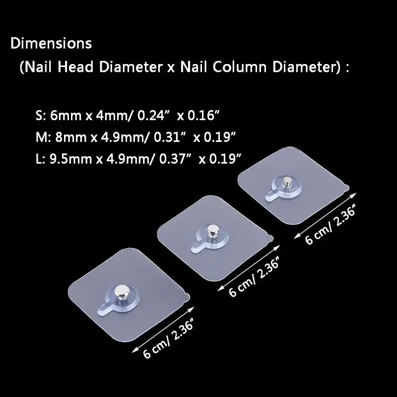 Бесшовный самоклеящийся крючок для ногтей настенный держатель подвесной