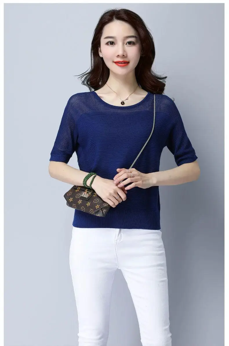 

2020 Summer Fashion T Shirt Women Woman Tshirt sky blue