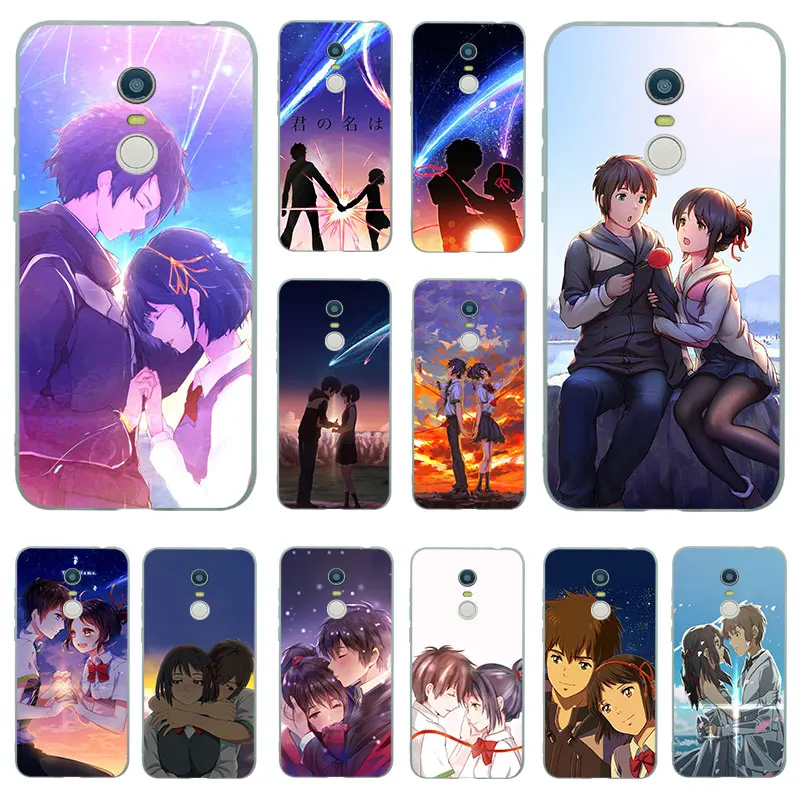 Силиконовый чехол s для Xiaomi Redmi Note 8 Pro 7 6 5 5A 4 4X Kimi No Nawa матовый 7A K20 TPU |