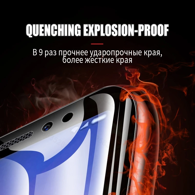 Закаленное защитное стекло 9D для Xiaomi pocophone F1 Mi 8 SE Pro A2 Lite 6 6X Mix 2S 3 Max 2 | Мобильные