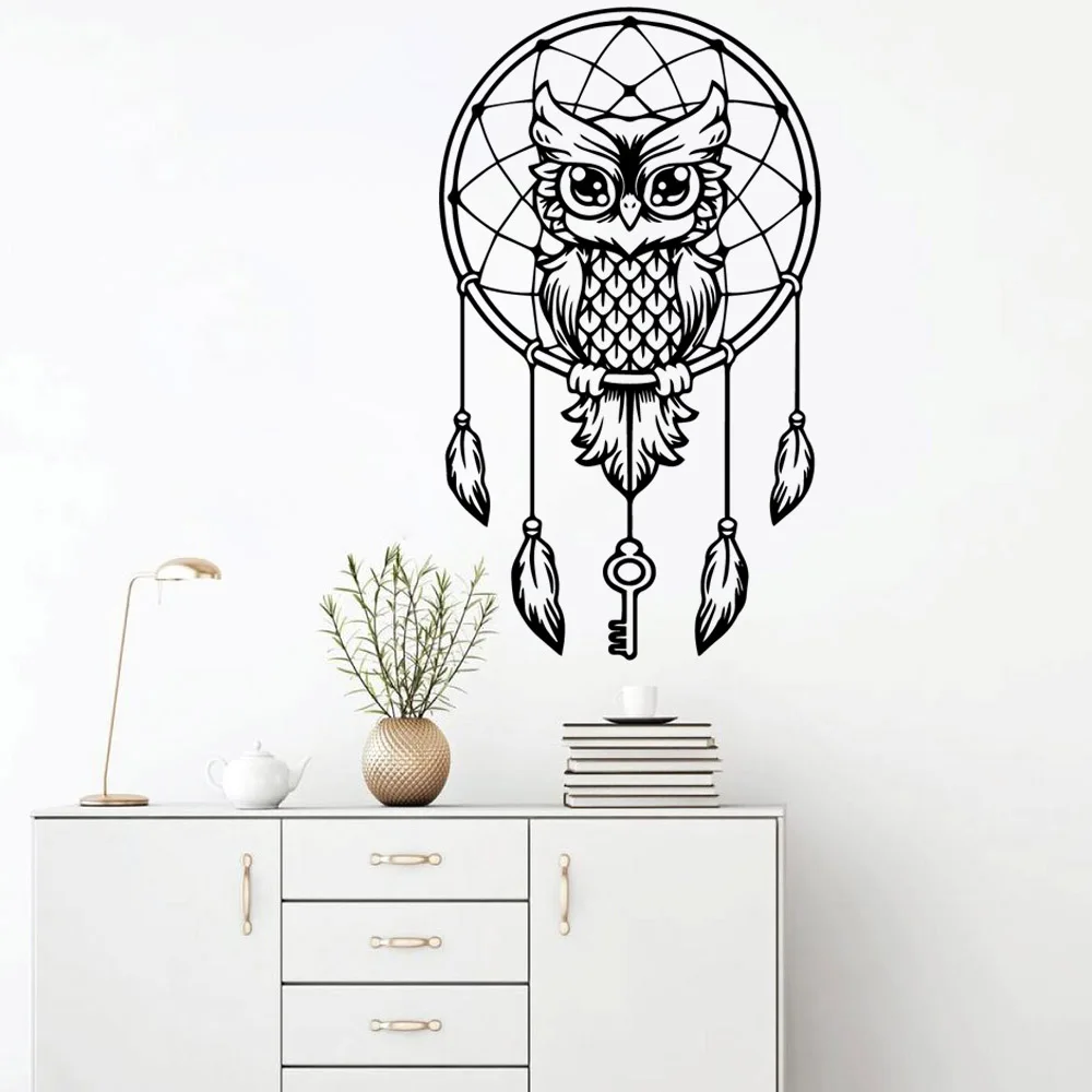 3D owl Vinyl Wallpaper Wall Stickers Decorative For Children's Room Art Decal | Дом и сад