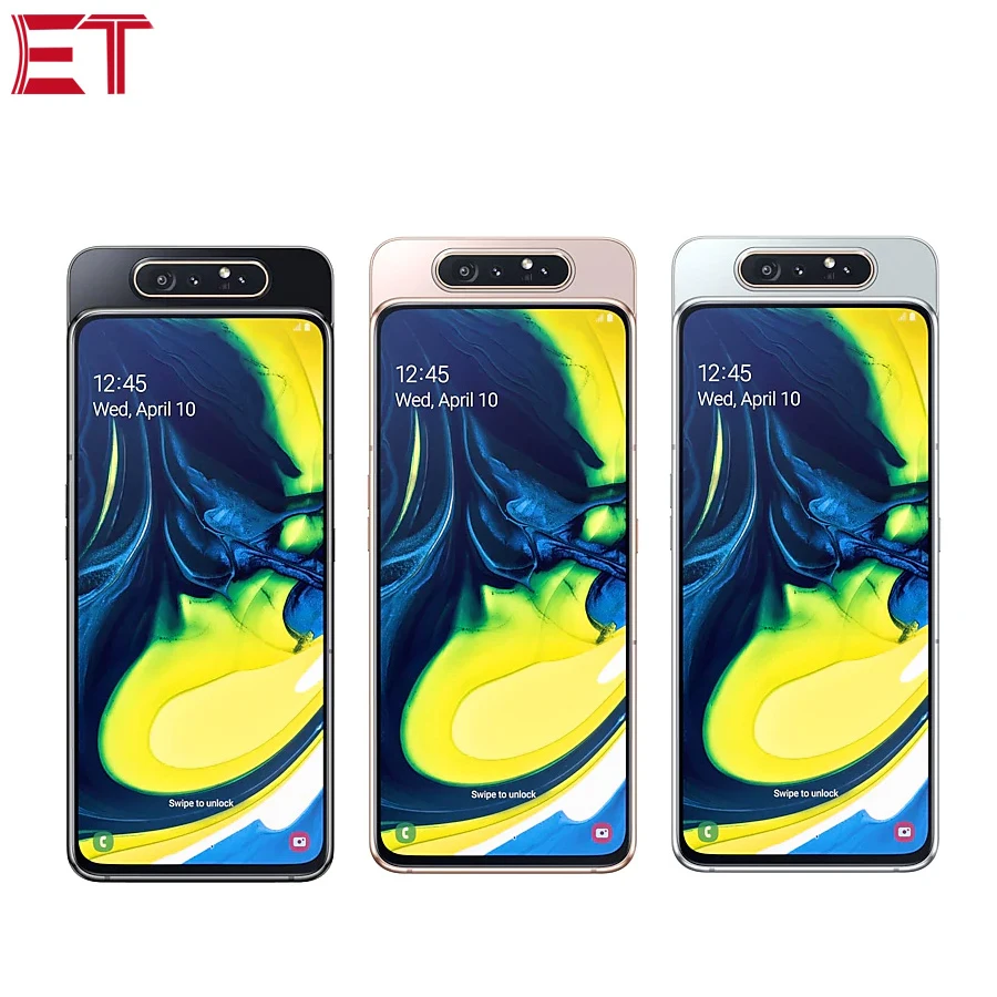 Глобальный Samsung Galaxy A80 A805F/DS мобильный телефон 8 Гб оперативной памяти 128 ГБ ROM