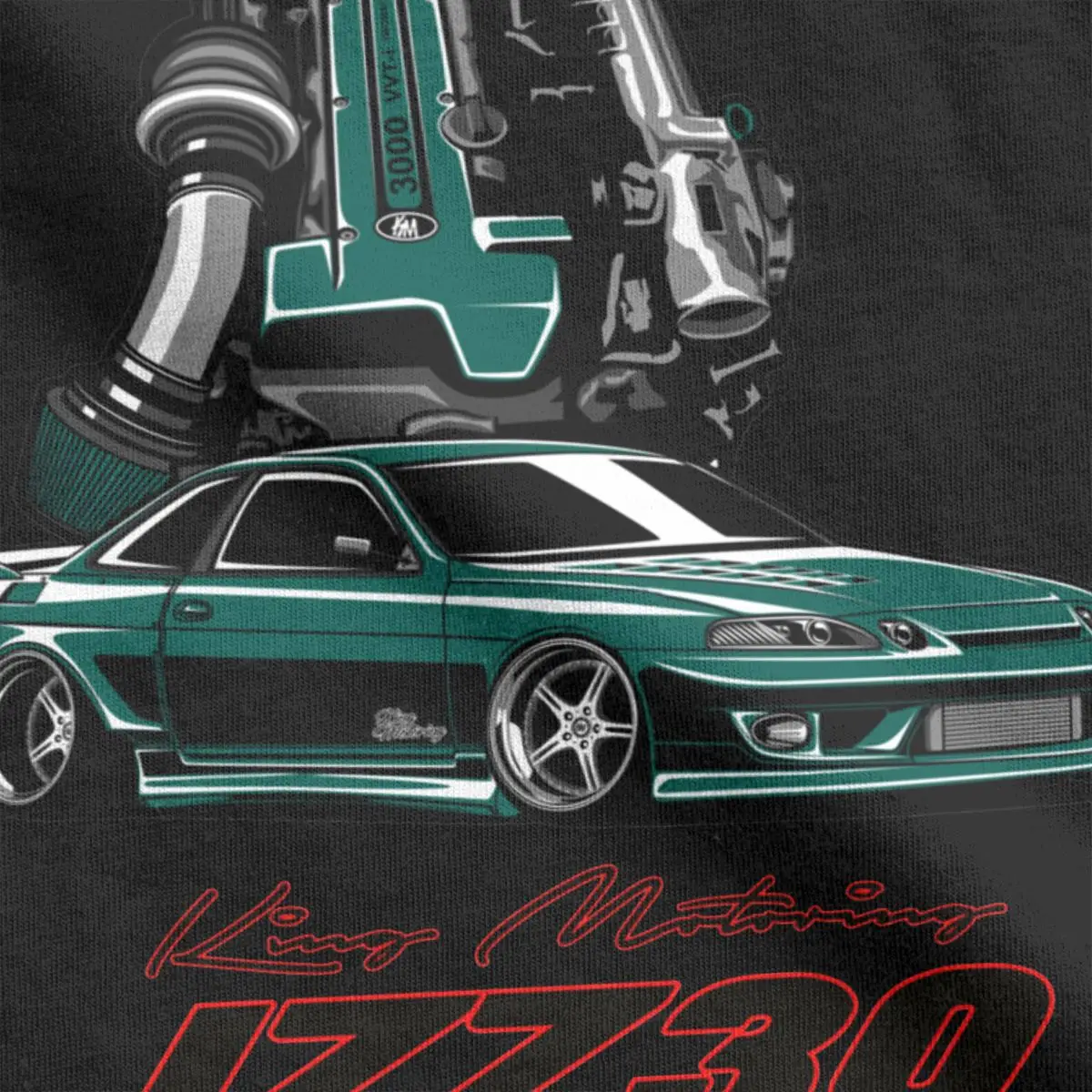 Мужская Летняя хлопковая Футболка Soarer JZZ31 Jdm с коротким рукавом и круглым вырезом