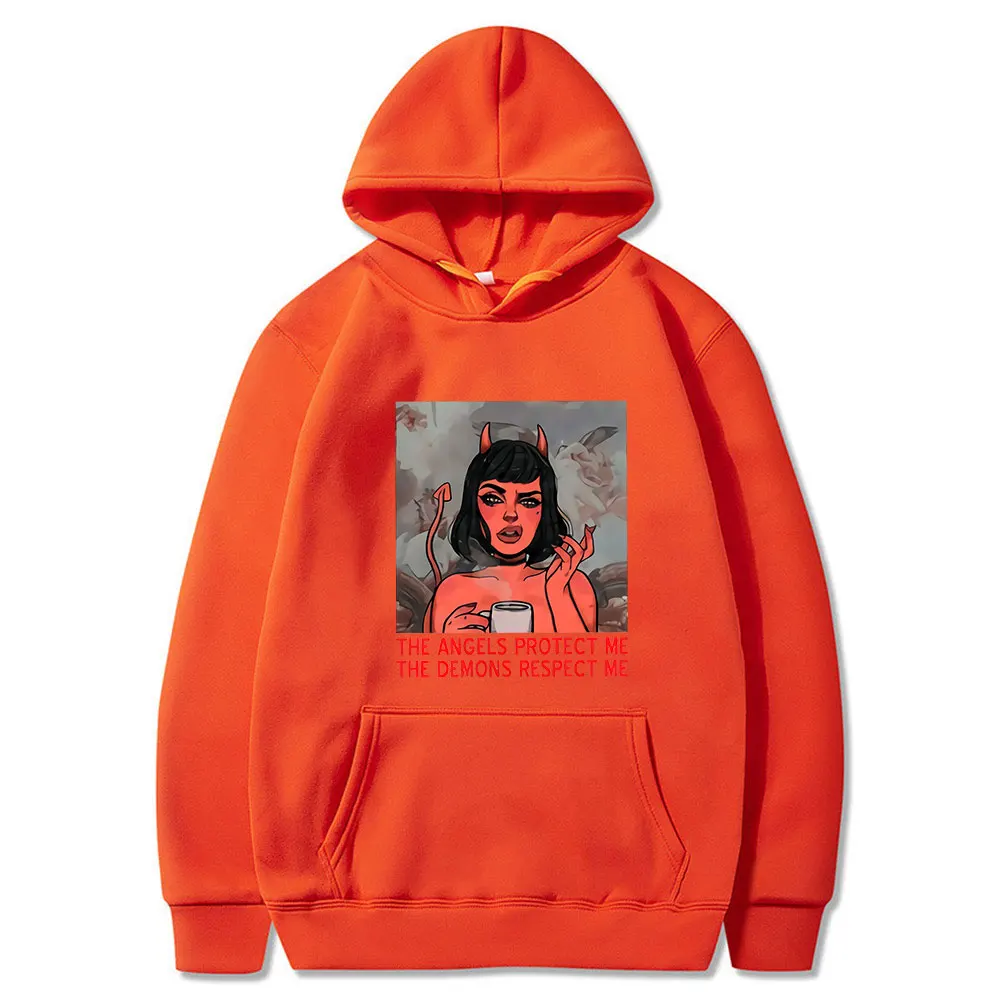 Толстовка мужская с надписью сатана винтажная смешная толстовка рисунком