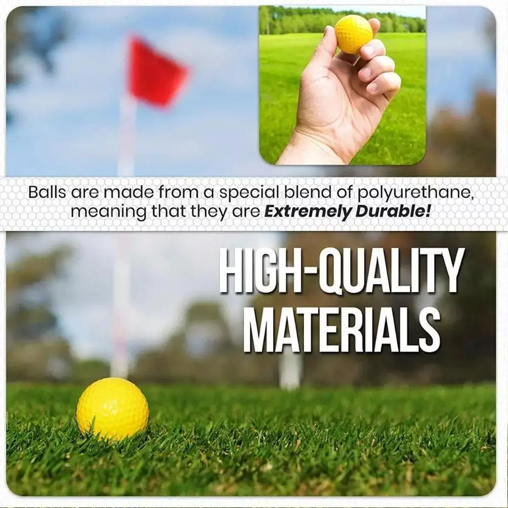 

Golf Course Pu Ball Soft Ball Indoor Practice Ball Foam Ball Foam Golf Accessories Sports Pu Room Ball Sponge Fitness Ball F4Z4