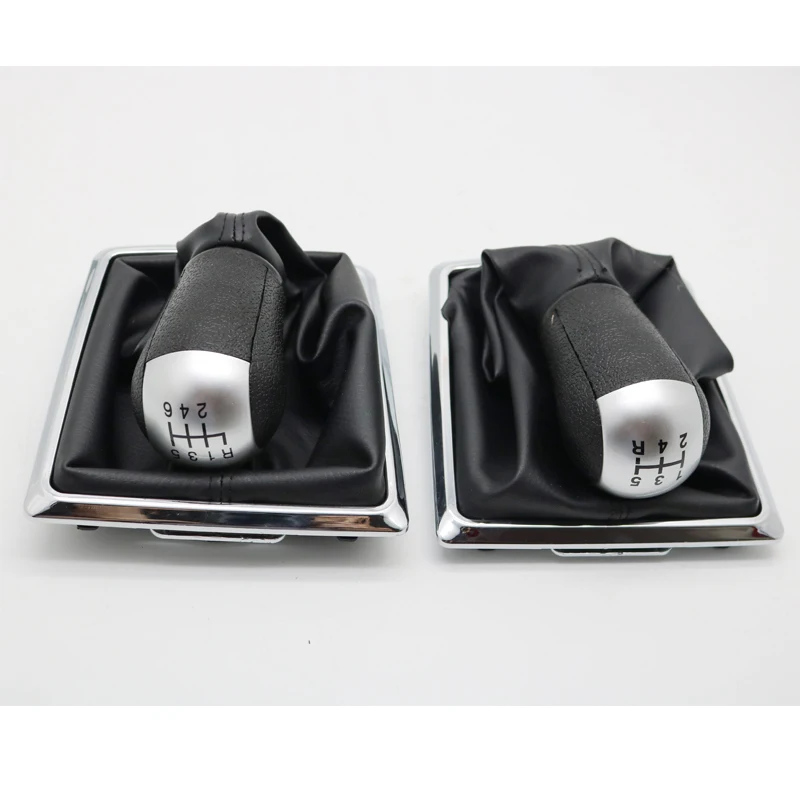 5/6 Speed Manual Gear Shift Knob With Leather Boot for Ford Focus 2 c-max Kuga Fiesta 2005-2011 | Автомобили и мотоциклы