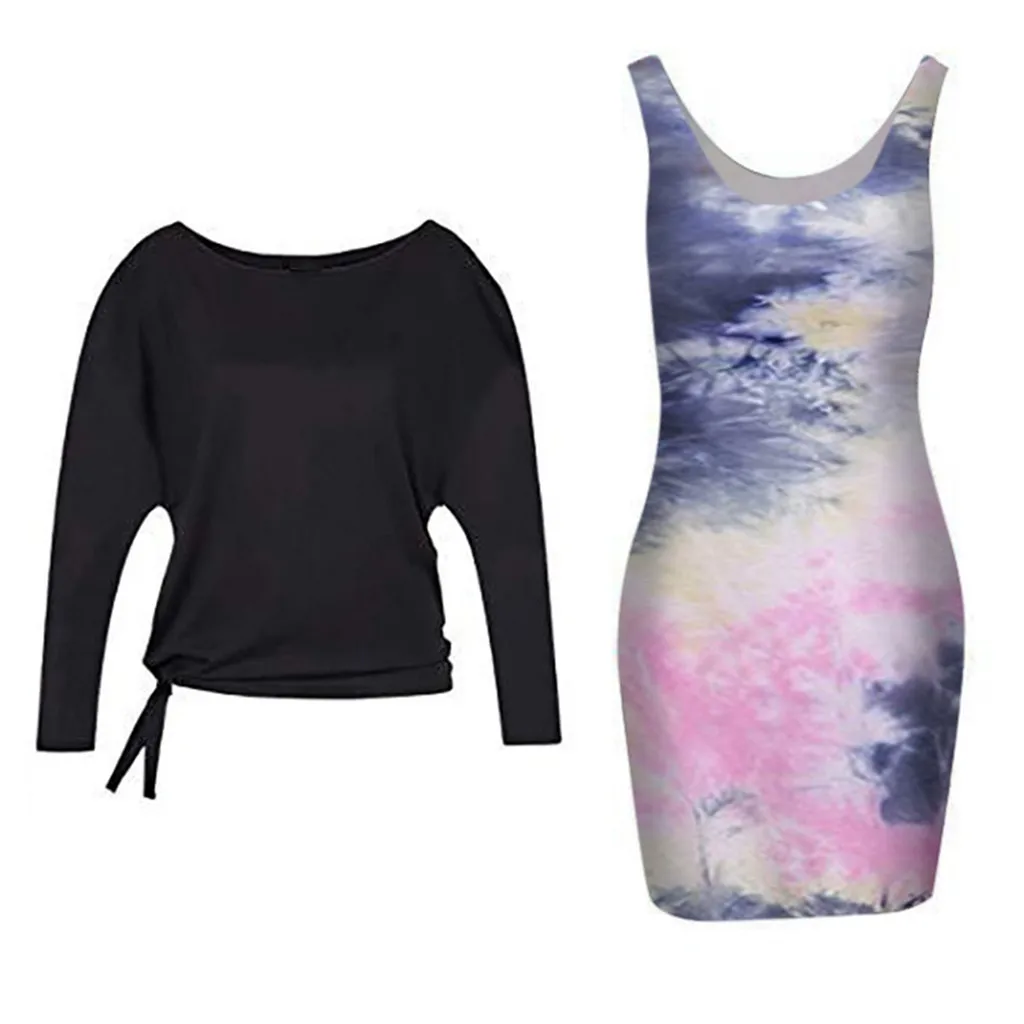 Для женщин костюм 2 шт./компл. модные женские туфли рубашка с длинными рукавами