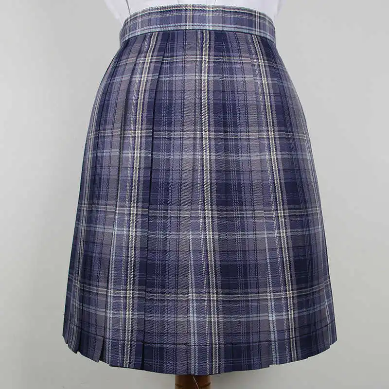 

High Waist School Girl Plaid Skirt Short Skirt 2021 Uniform A-line Jk Skirts Purple Pink Women Mori Girl Teen Mini Clothes
