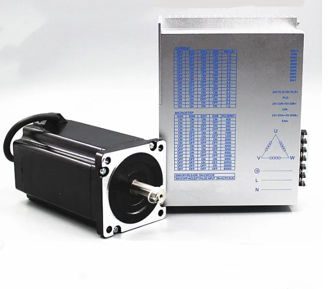 

Nema 36 комплект для Шагового Электродвигателя 8,5/12.5N.m 4A шаговый двигатель 86BYG350 + AC110V/220 V Цифровой драйвер двигателя HB3722