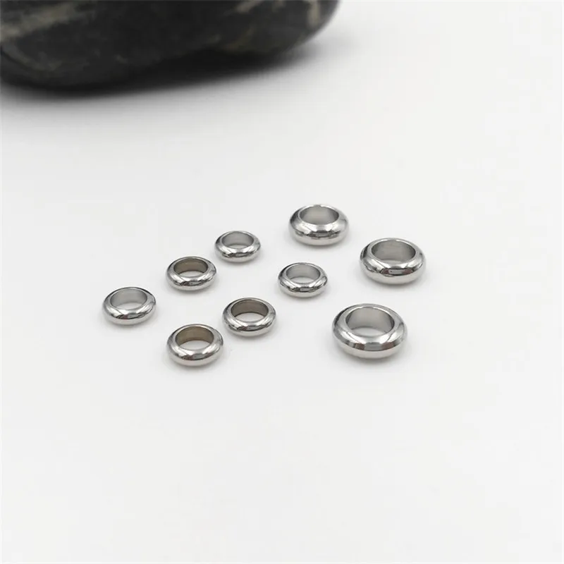 100 шт. круглые кольца из нержавеющей стали|Ювелирная фурнитура и компоненты| |