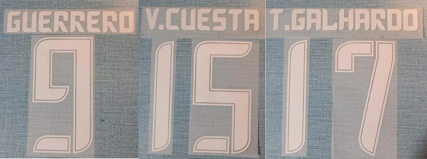 2021 г. патч-значок Guerrero V.CUESTA T.GALHARDO nameset |