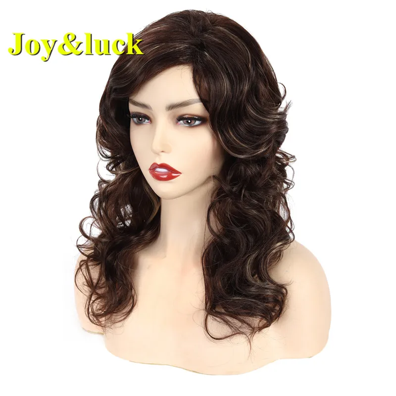 Парик блонд Joy & luck для женщин синтетические волосы с длинным кутикулом эффектом