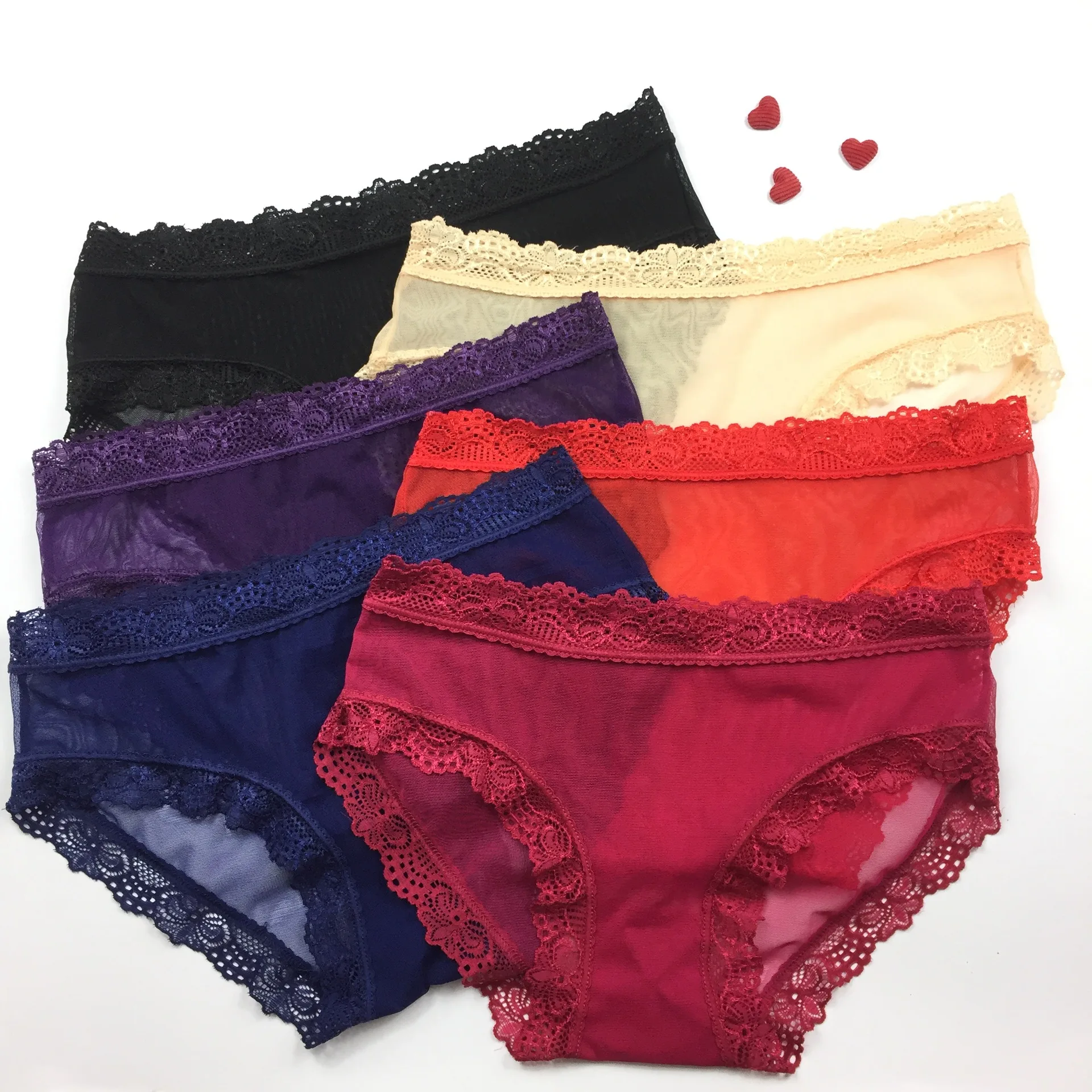 Новое Сетчатое сексуальное нижнее белье кружевные женские трусики с низкой