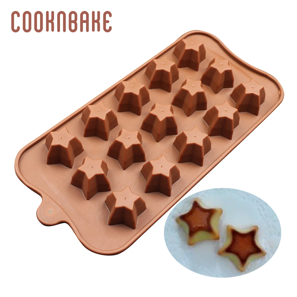 COOKNBAKE силиконовая форма для шоколада конфет звезды липкий ледяной поднос сделай
