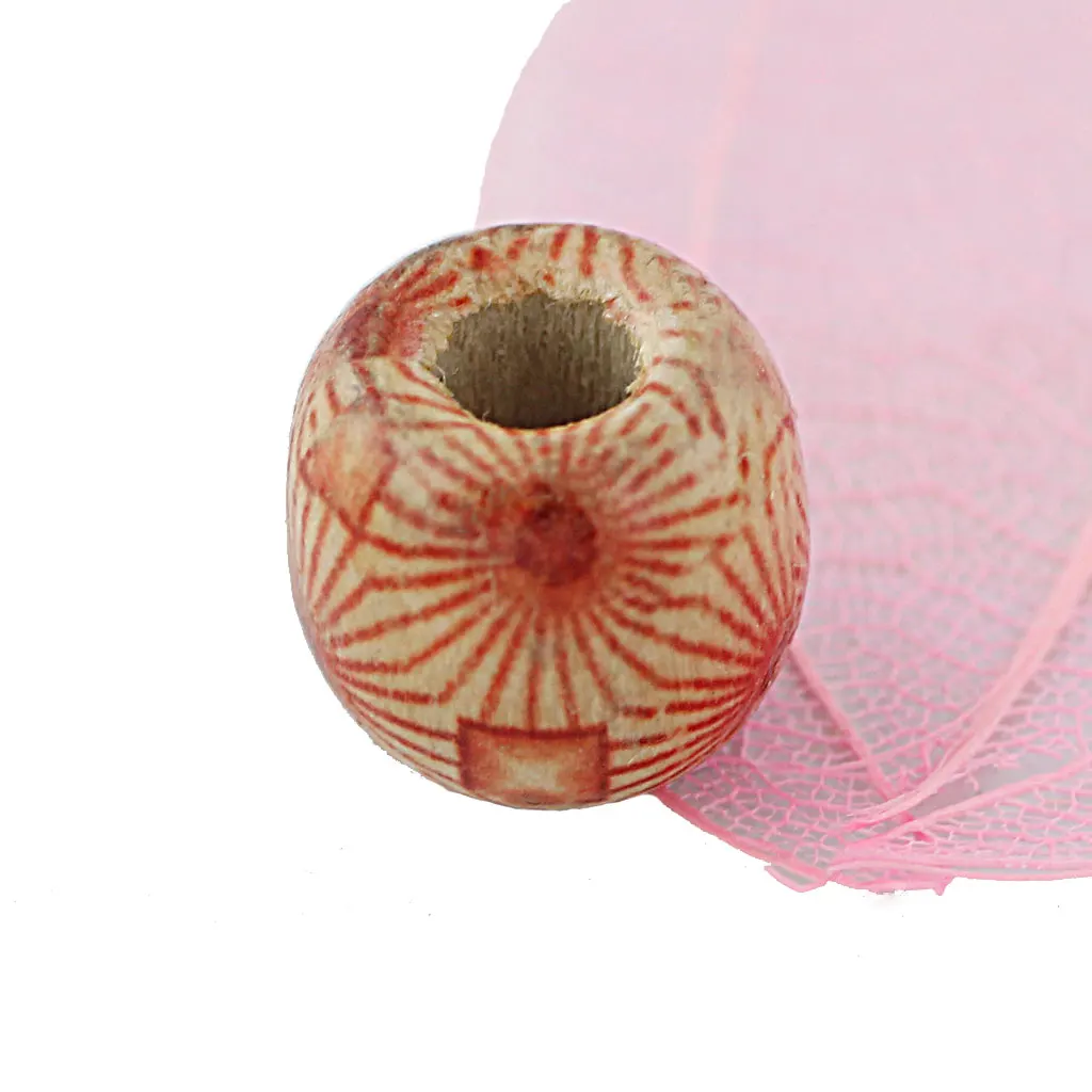 

Pack of 100 12mm Mixed Round Wooden Beads for Jewelry Making Crafts Spacer Charms Findings