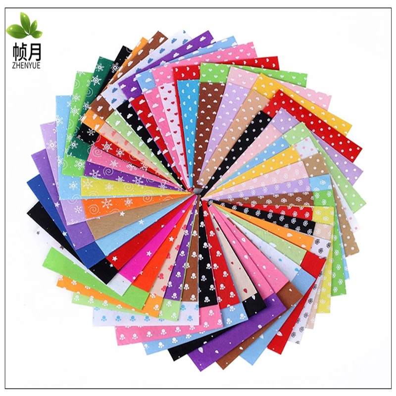 Набивная войлочная Нетканая ткань толщиной 1 мм полиэфирная для шитья кукол