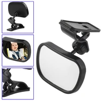 car styling new adjustable car back seat mirror baby facing rear ward view headrest mount mirror square safety baby kids monitor
