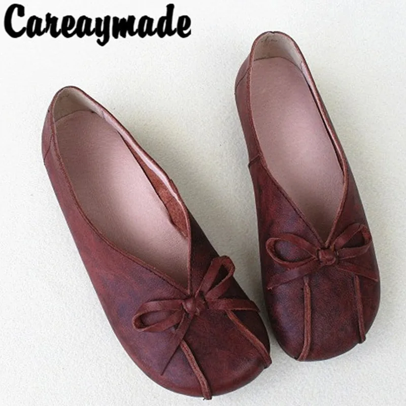 Careaymade/Летние удобные и простые туфли на плоской подошве в этническом стиле