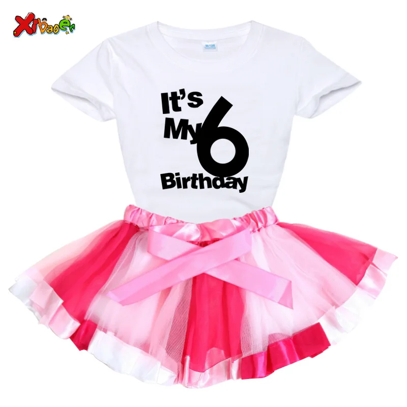 Детское Радужное платье для девочек 3-5 лет |