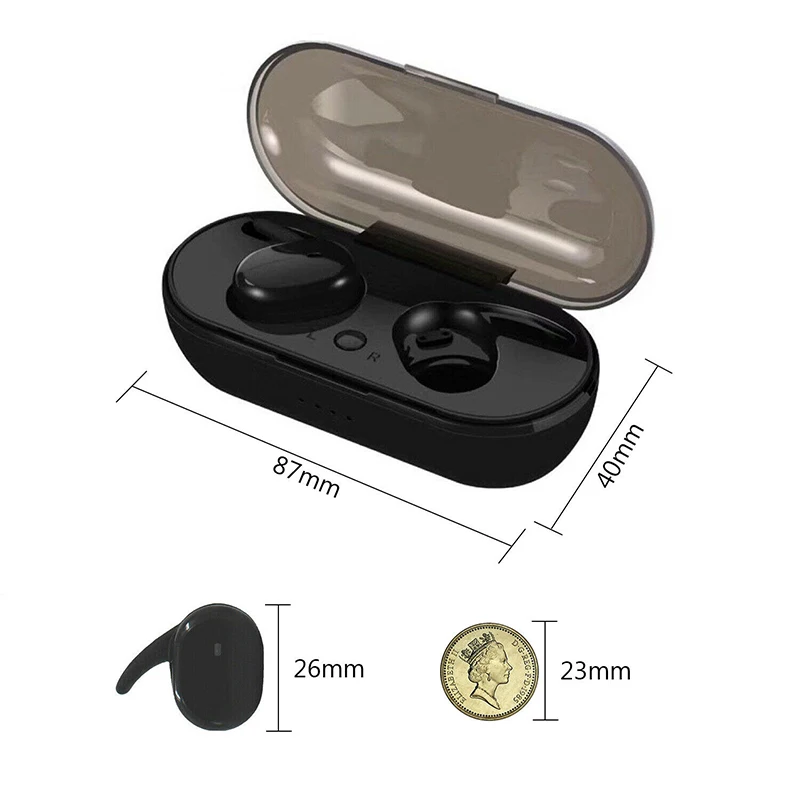 Y30 TWS Headphones Bluetooth 5.0 Wireless Earphones Fingerprint Touch Sports Earphone 3D Stereo Sound Earbud with Charging box |