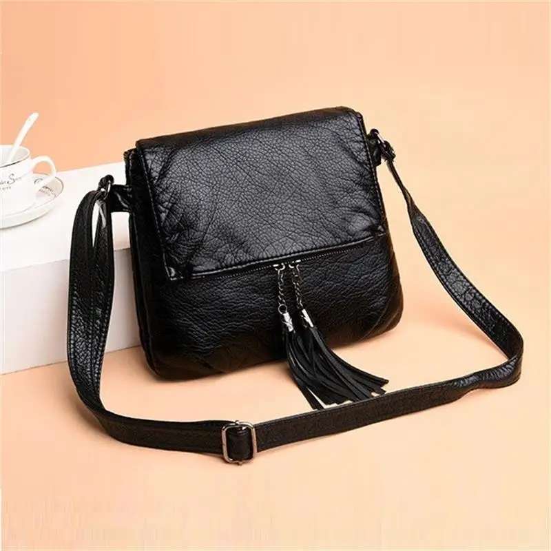 Новинка 2021 винтажные сумки через плечо из мягкой кожи для женщин дорожная сумка