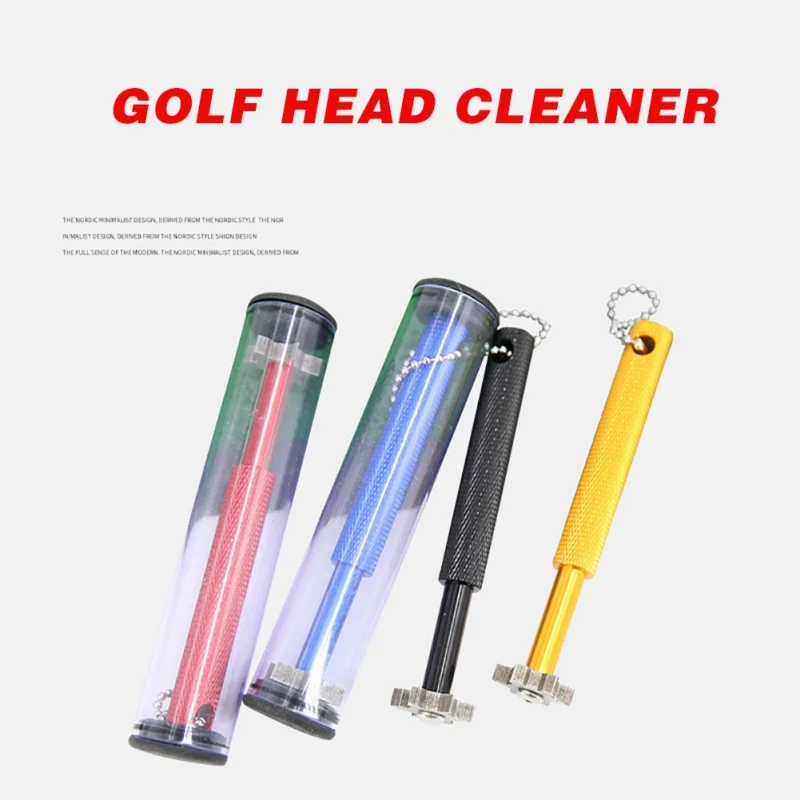 

Golf Head Cleaner Face Cleaning Supplies Groove Cleaning Tool Black