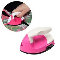 mini electric iron portable travel crafting craft clothes sewing supplies b1