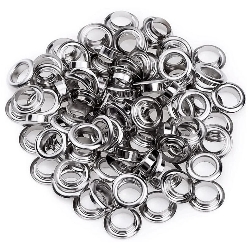 

Grommet Tool Kit, Grommet Setting Tool 100 Sets Grommets Eyelets (1/2 Inch Diameter) Eyelets and Eyelet Punch Die Tool