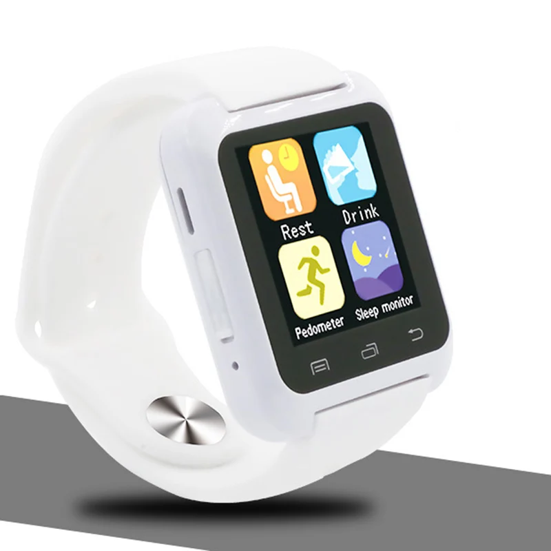 2018 Новый U80 умные часы-браслет с поддержкой Bluetooth часы для iphone 4 4S 5 5S 6 6s плюс samsung S4