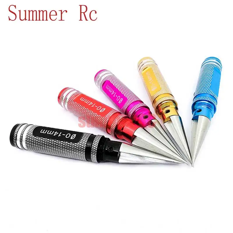 

High Steel 1pc 0-14mm Hole Puncher Titanium Handle Reamer Shell Reamer Drills For RC Model Repairing Soldering Tools K77