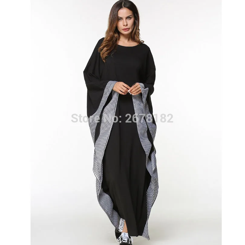 Новые Арабские элегантные свободные абаи кафтан мусульманская Мода