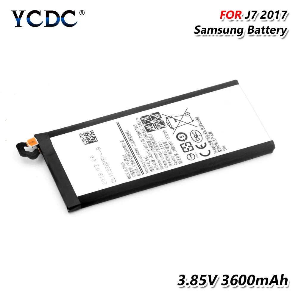 3 85 В 3600 мАч аккумулятор для телефона Samsung Galaxy J7 Pro J730GM J730K J730FM|Перезаряжаемые