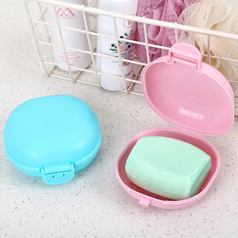 

1PC Portable Big Size Bathroom Soap Dishes Box Plate Case Home Shower Travel Hiking Holder Container Soap Boxes