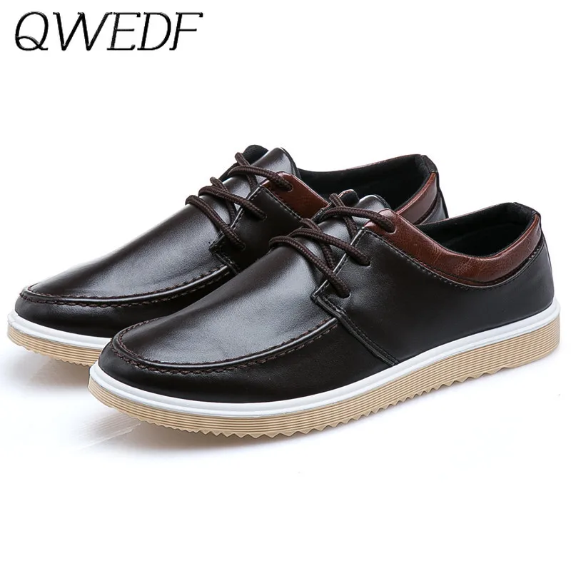 Новинка 2019 Мужская классическая Повседневная обувь мужская кожаная в британском