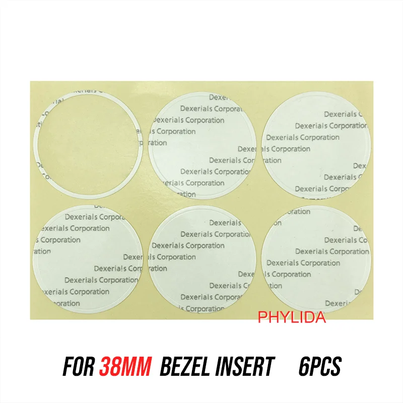 HQ Япония клейкие кольца наклейка двухсторонняя лента для 38 мм рамки вставка кольцо Sub Diver SKX|Ремонтные