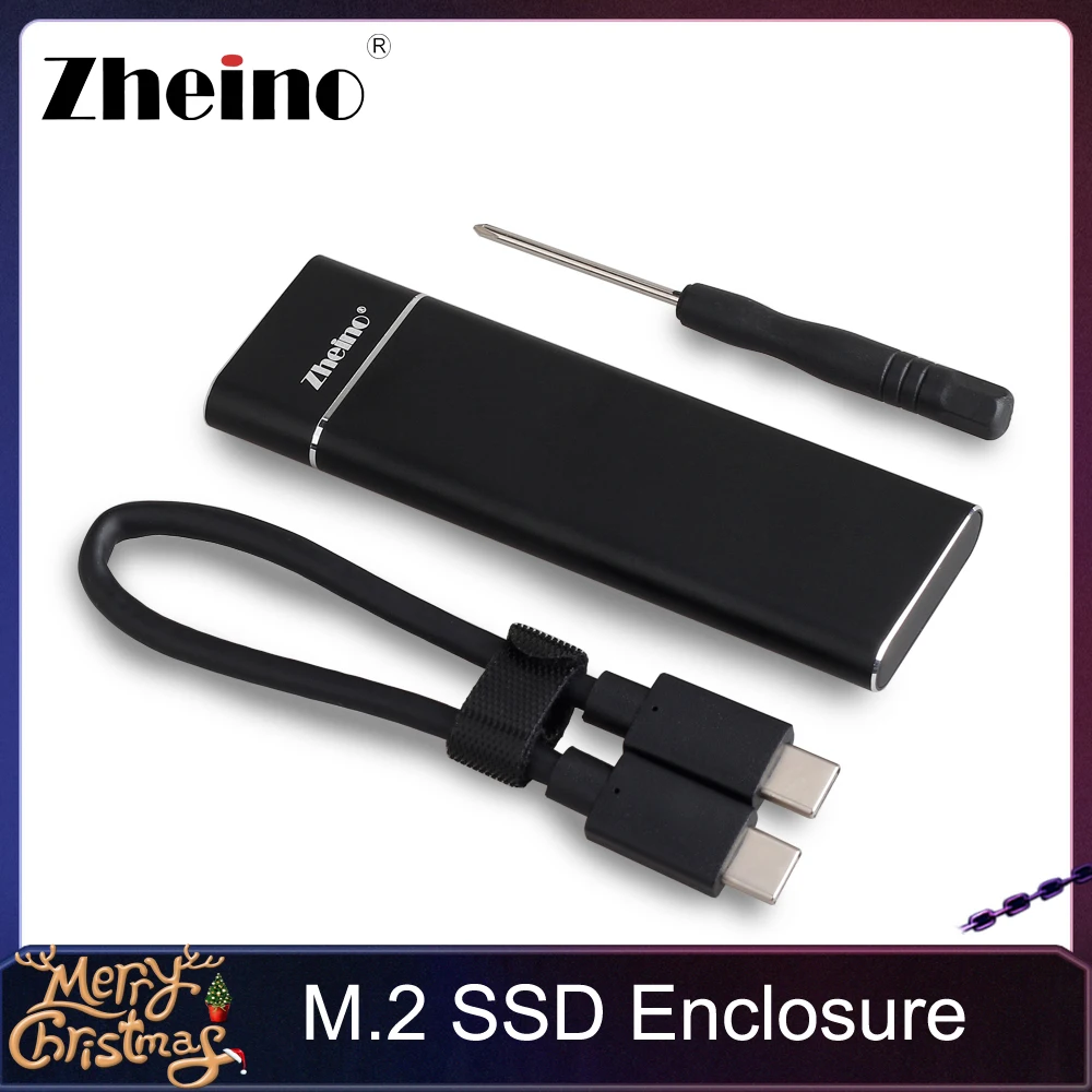 

Zheino M.2 2280 type C портативный SSD Внешний USB 3,0 чехол, корпус