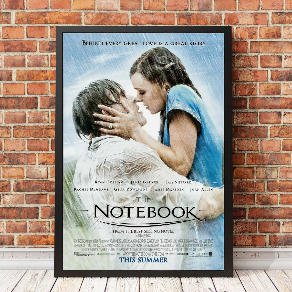 

The Notebook Movie Poster Prints And Unframed Canvas Prints Home Decoration Painting ( No Frame )