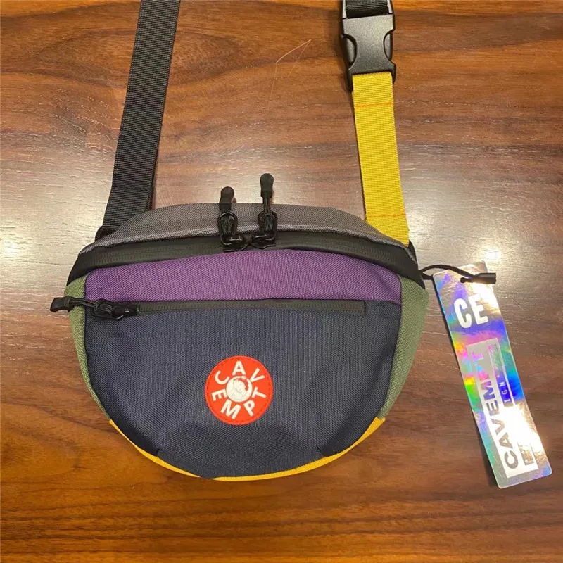 

Лоскутная сумка CAVEMPT c. E для мужчин и женщин, 1:1, Высококачественная сумка через плечо, сумка на плечо CAV EMPT, Холщовая Сумка