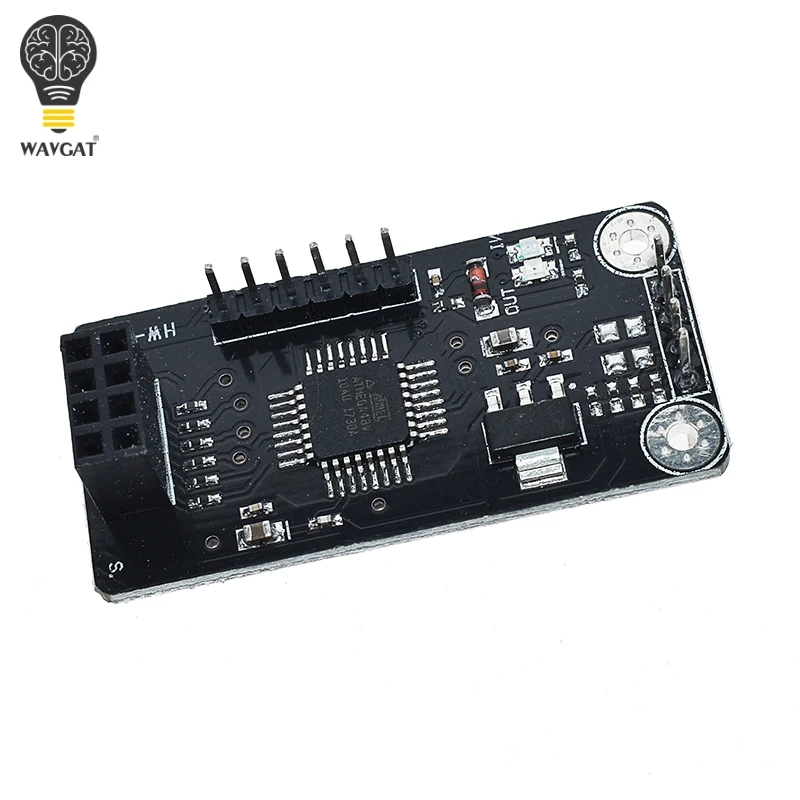 WAVGAT NRF24L01 разъем адаптера пластина плата ATMEGA48 беспроводной Щит модуль SPI к IIC I2C TWI