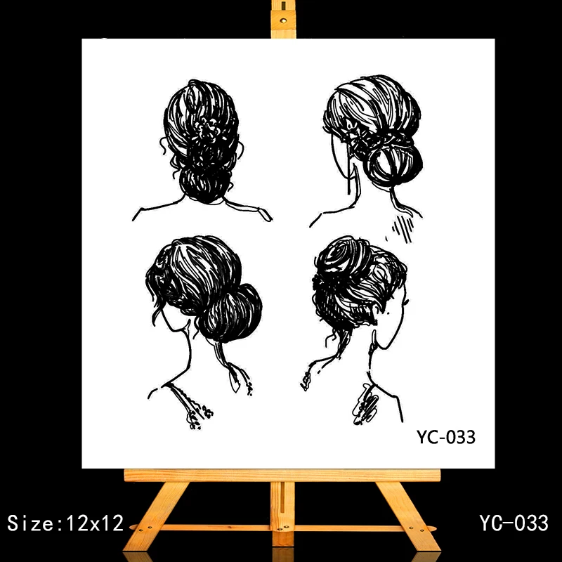 ZhuoAng силуэт прозрачные штампы/изготовление карт праздничные украшения для