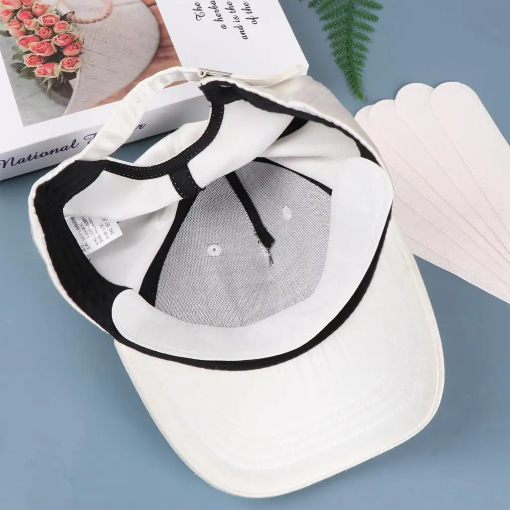 20 шт. одноразовые самоклеящиеся прокладки от пота для футболок воротников шляп