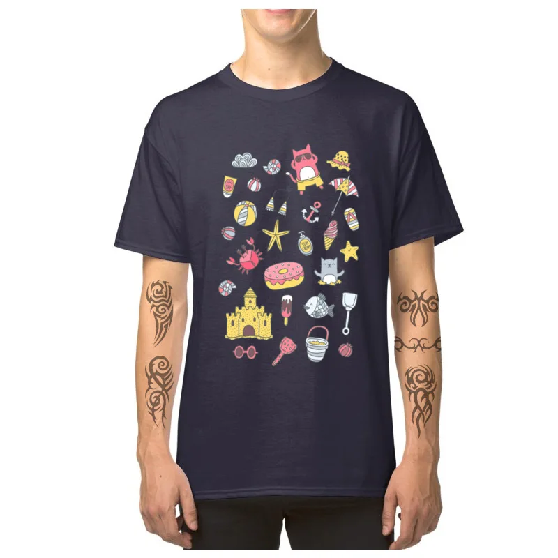 Футболка мужская с принтом кошки хлопок 100% круглый вырез короткий рукав