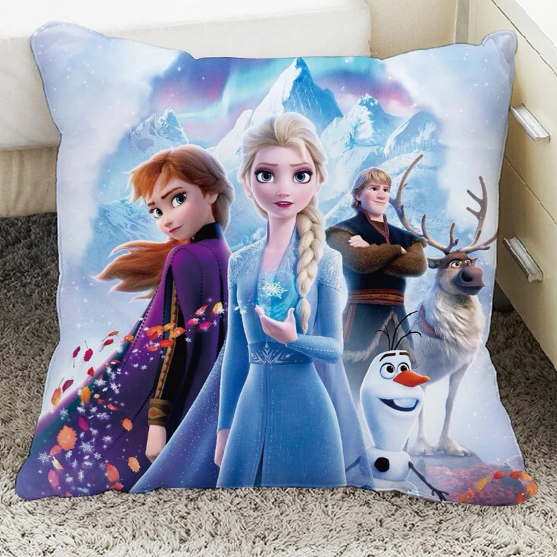 Декоративные наволочки Disney frozen2 для девочек Эльза Анна мультяшный чехол подушки 1