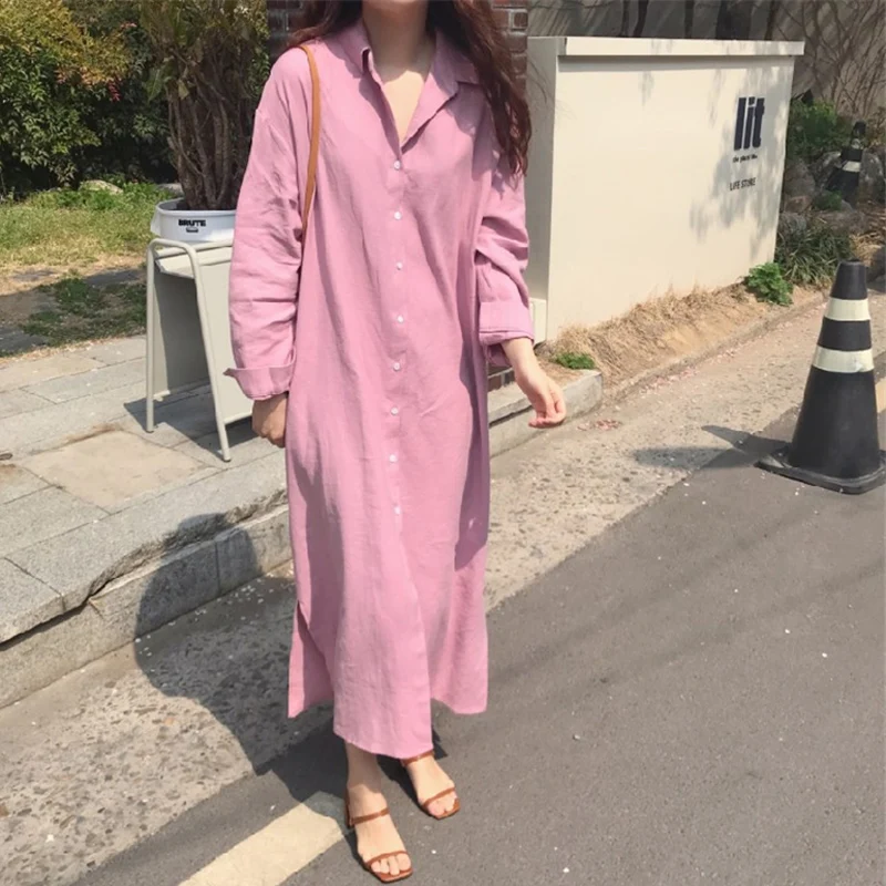 BGTEEVER-повседневное женское платье-рубашка осень 2019 элегантное платье с V-образным