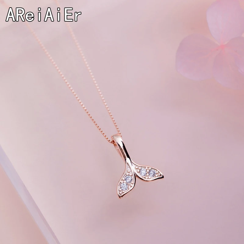 Модное винтажное Золотистое Ожерелье с хвостом русалки для женщин подарок колье